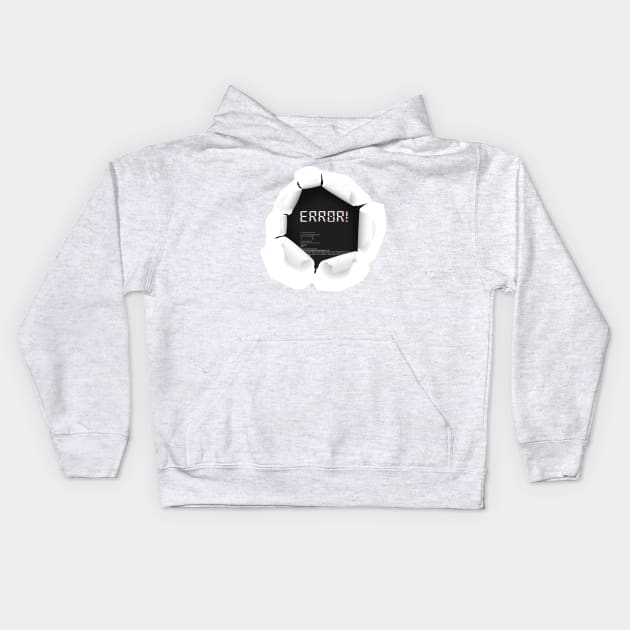 Error Kids Hoodie by Sauher